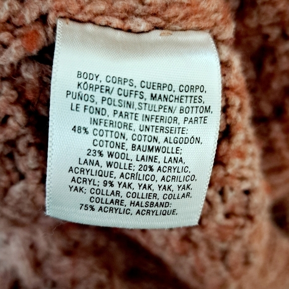 Anthropologie Knitted & Knotted Lilitz Shawl Chunky Knit Cardigan - Picture 9 of 11